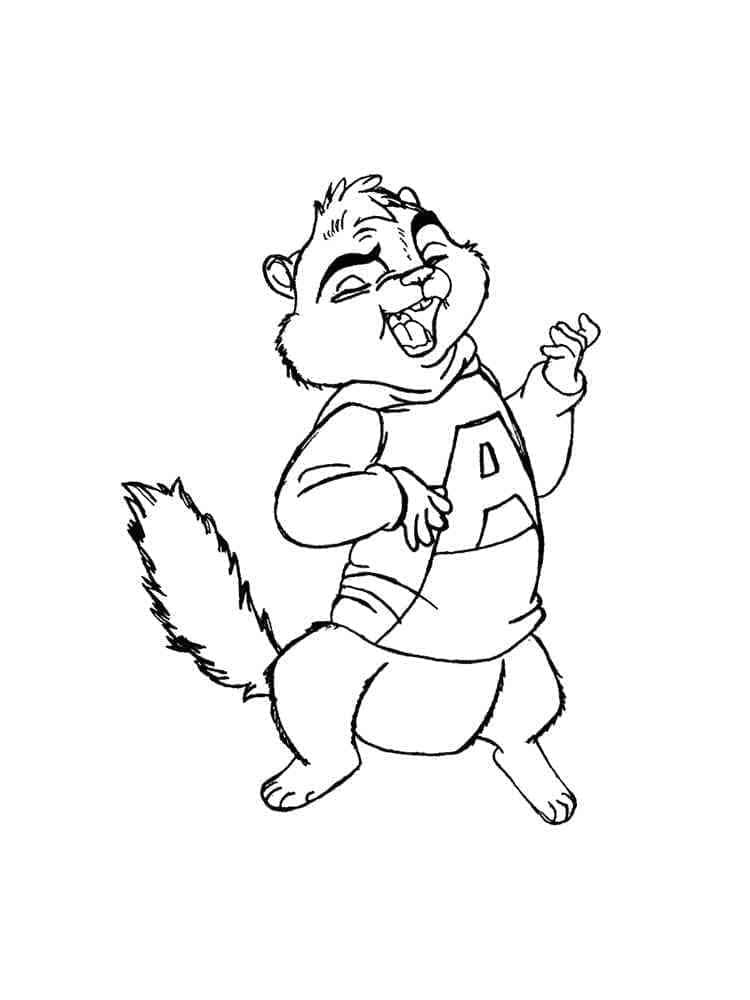 Alvin Imprimable coloring page