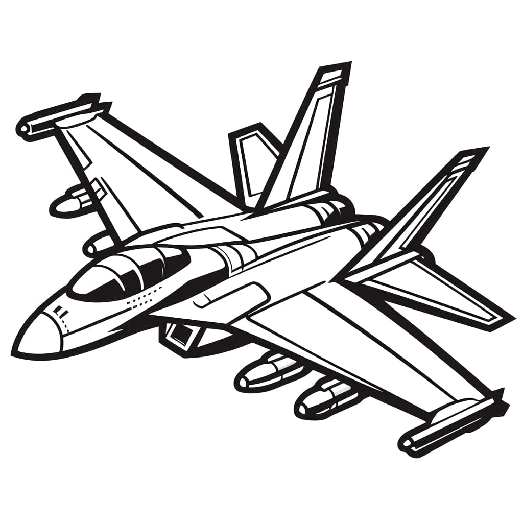 Coloriage Avion De Chasse Imprimable T l charger Et Imprimer Gratuit 