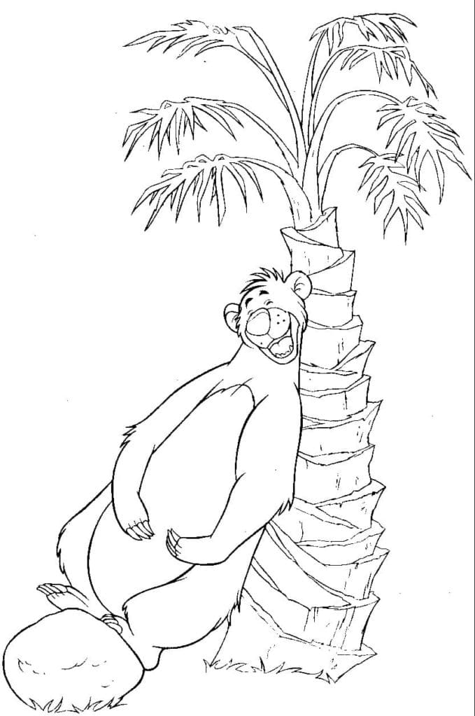 Baloo de Le Livre de la Jungle coloring page