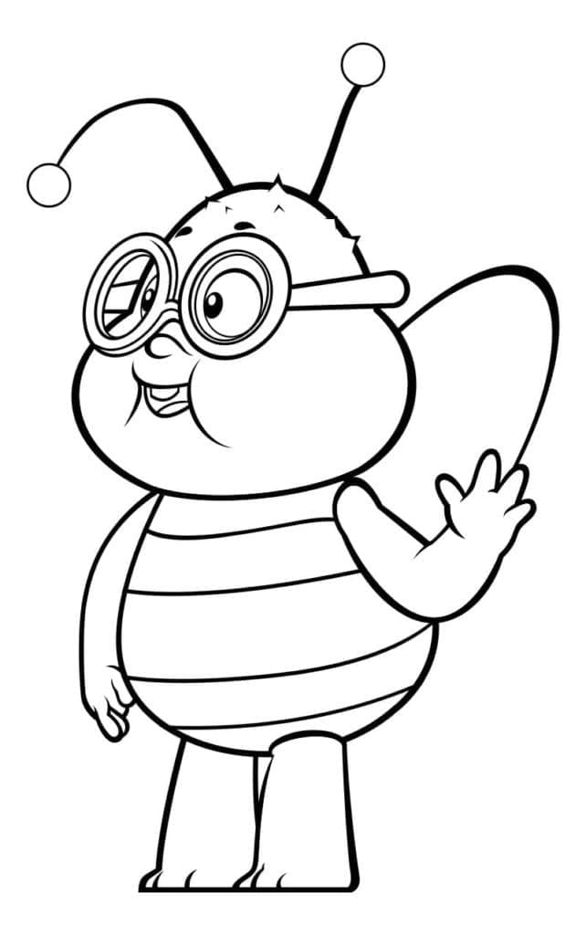 Coloriage Barry de Maya l'Abeille