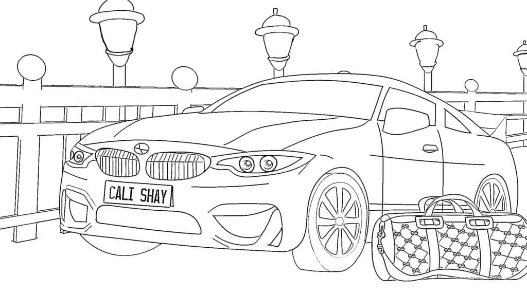 BMW Imprimable coloring page