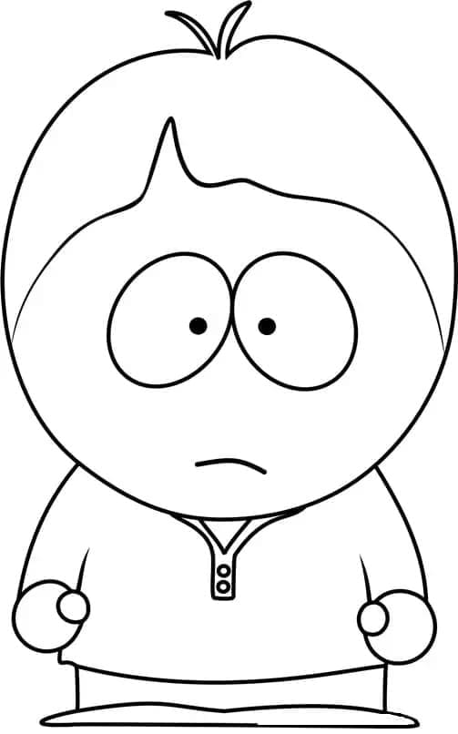 Bradley Biggle de South Park coloring page