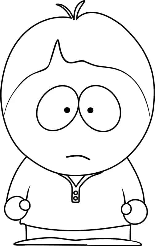 Coloriage Bradley Biggle de South Park