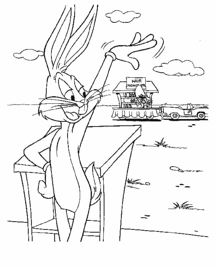 Coloriage Bugs Bunny Imprimable