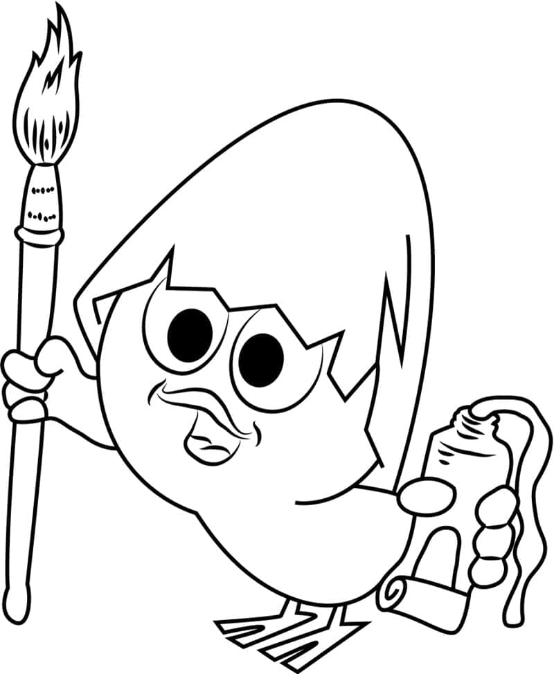 Coloriage Calimero Gratuit T l charger Et Imprimer Gratuit Sur 