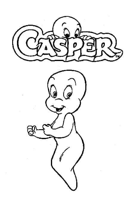 Casper Heureux coloring page