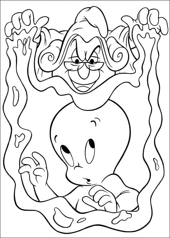 Casper Pour Enfants coloring page