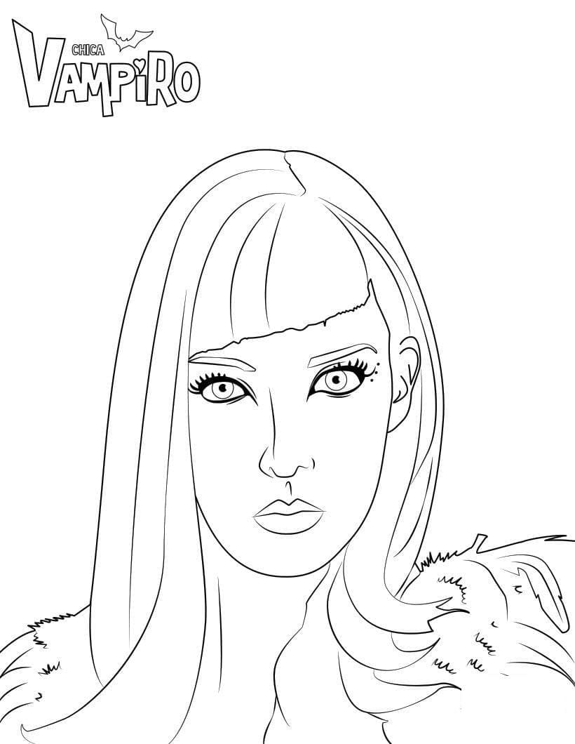 Catalina de Chica Vampiro coloring page