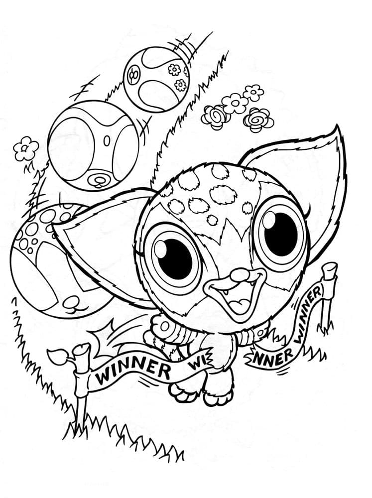Catlin de Zoobles coloring page