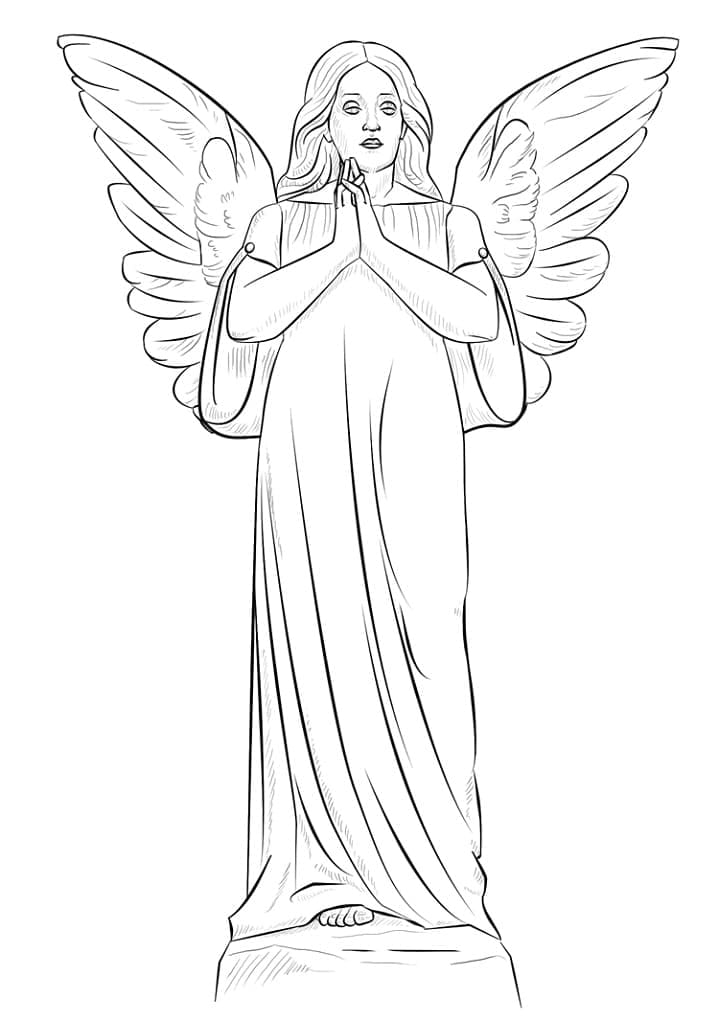 Dessin d’Ange coloring page
