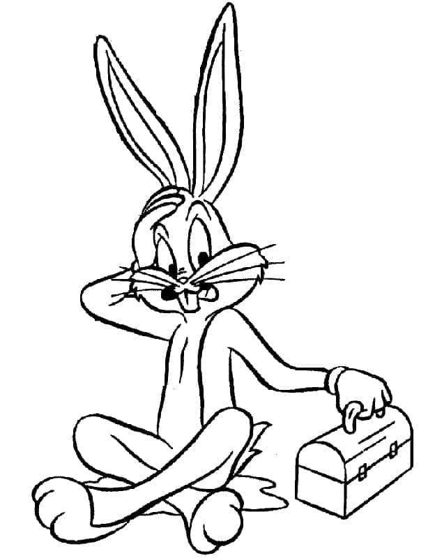 Dessin de Bugs Bunny Gratuit coloring page