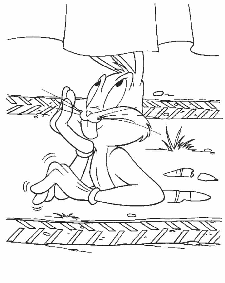 Dessin de Bugs Bunny coloring page
