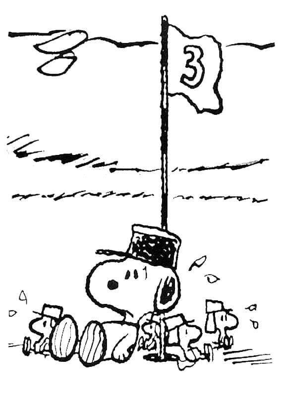 Dessin de Snoopy coloring page