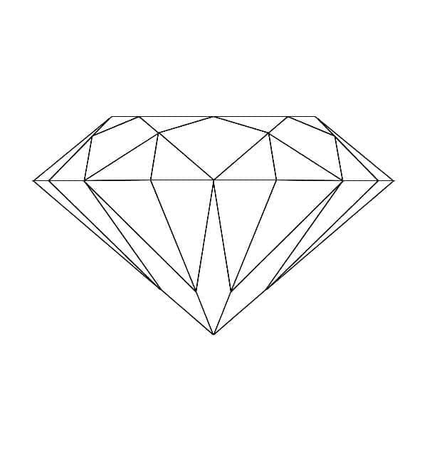 Diamant Pour les Enfants coloring page