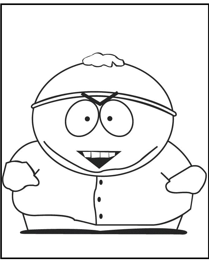 Coloriage Eric Cartman
