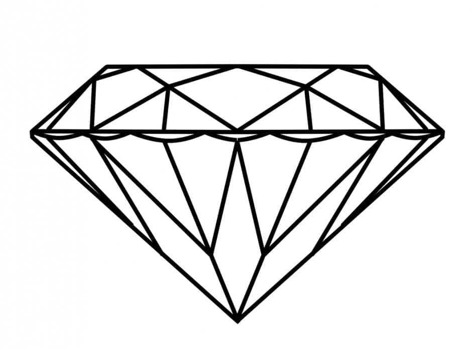 Coloriage Gros Diamant