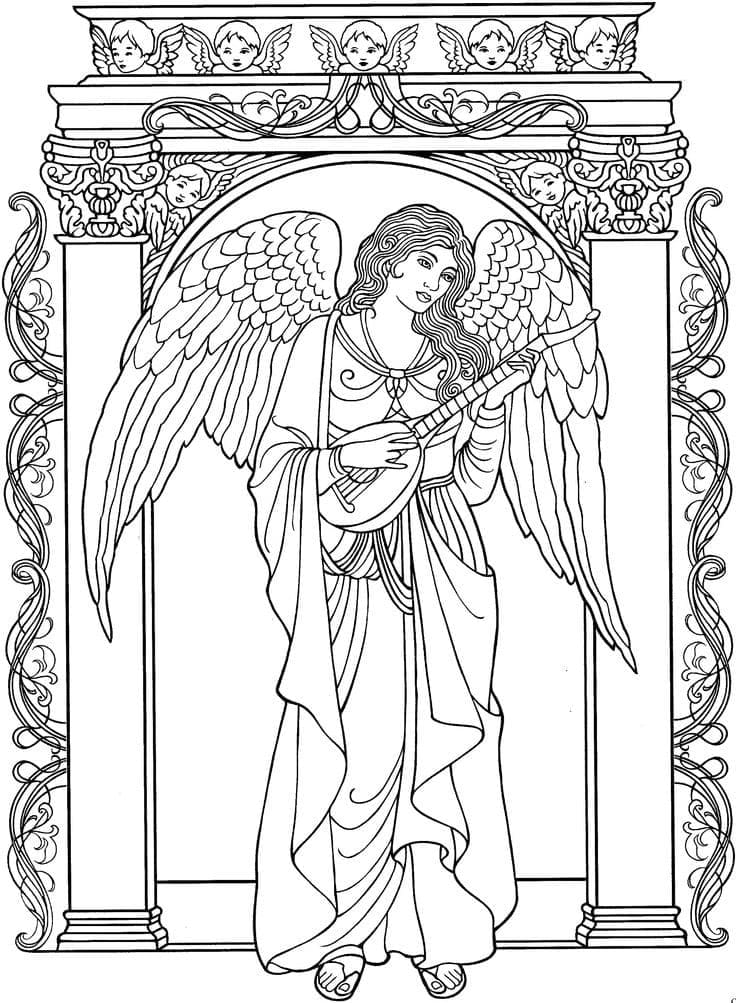 Image d’Ange coloring page