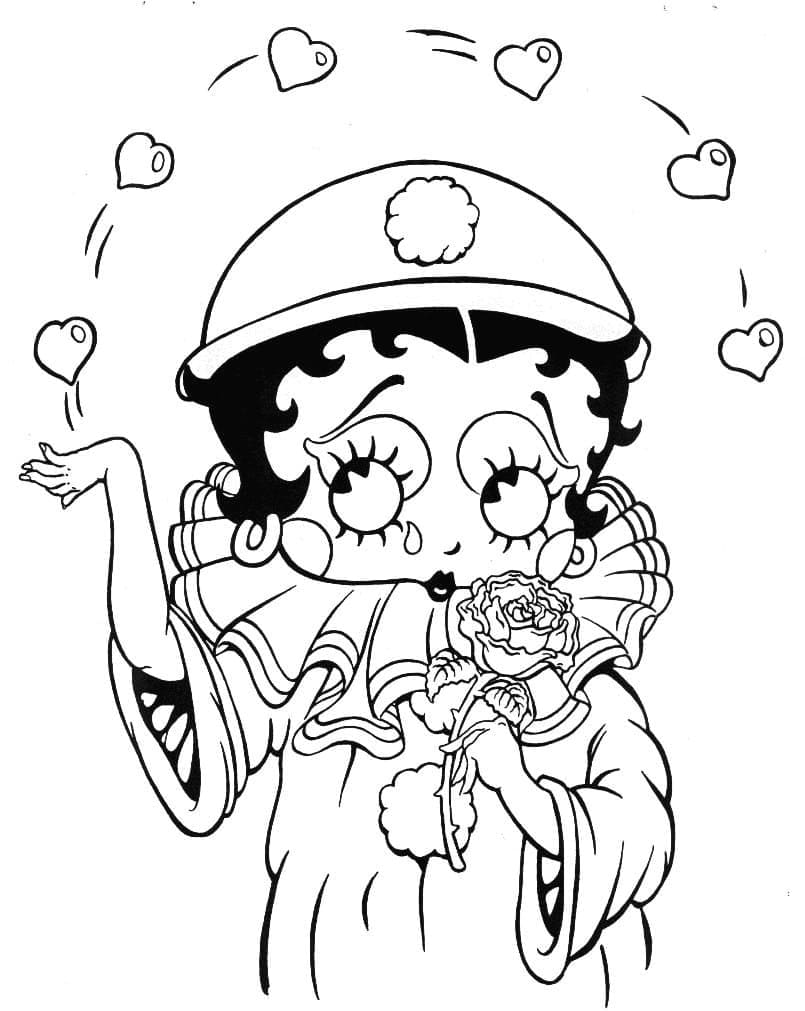 Coloriage Image de Betty Boop - télécharger et imprimer gratuit sur ...