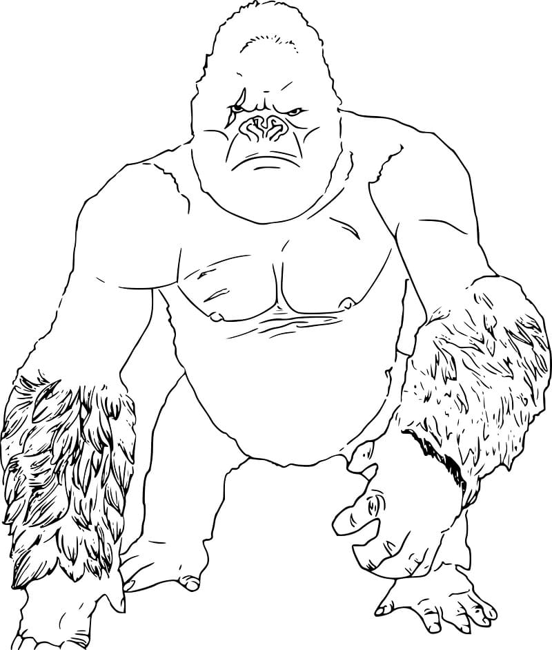 Image de King Kong coloring page