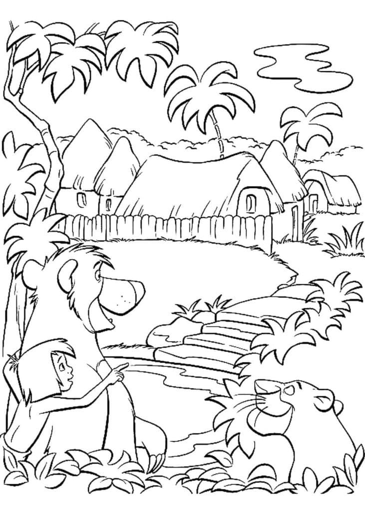 Image de Le Livre de la Jungle coloring page