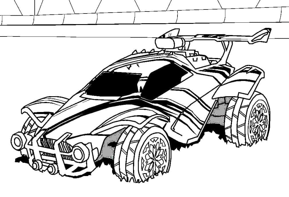 Image de Rocket League coloring page