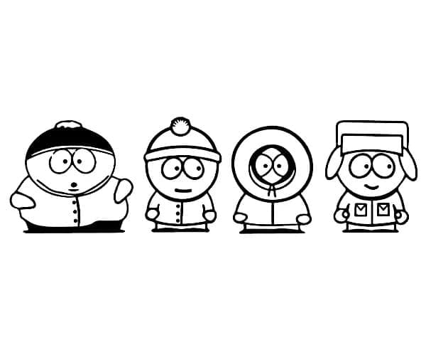 Image de South Park coloring page