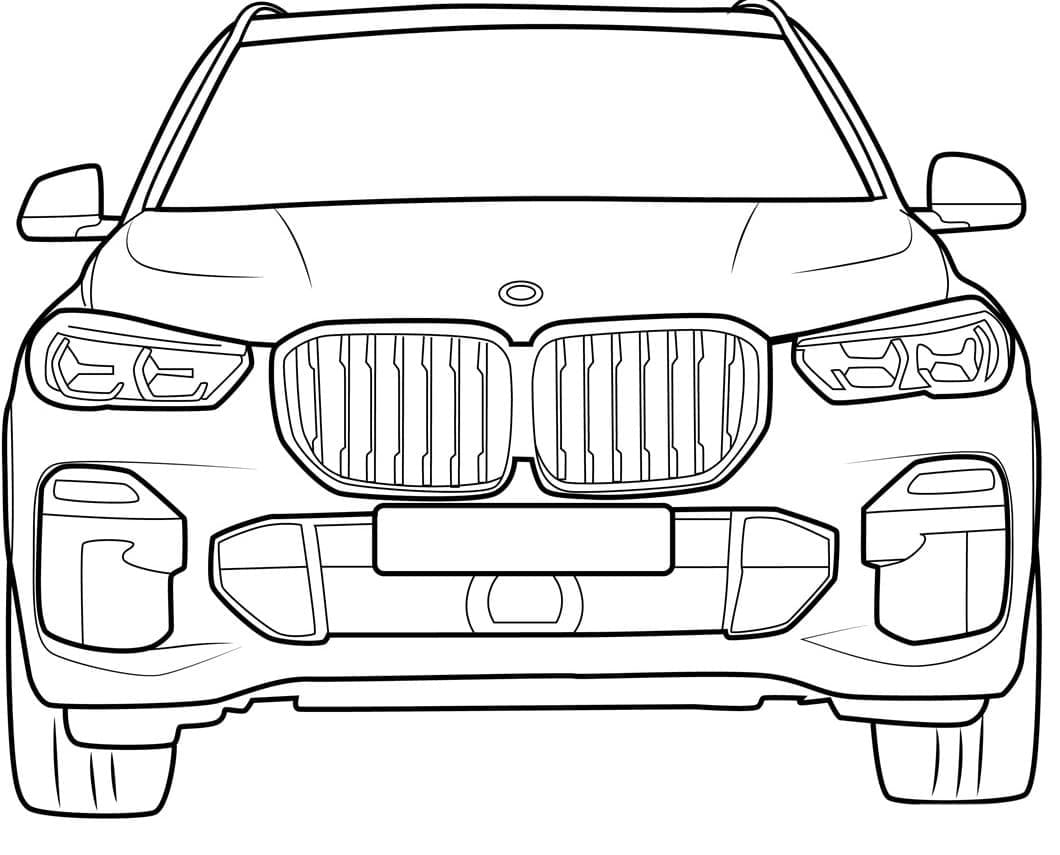 Coloriage Image de Voiture BMW X5