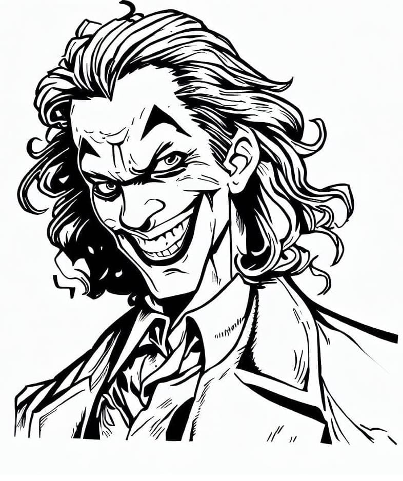 Image du Joker coloring page