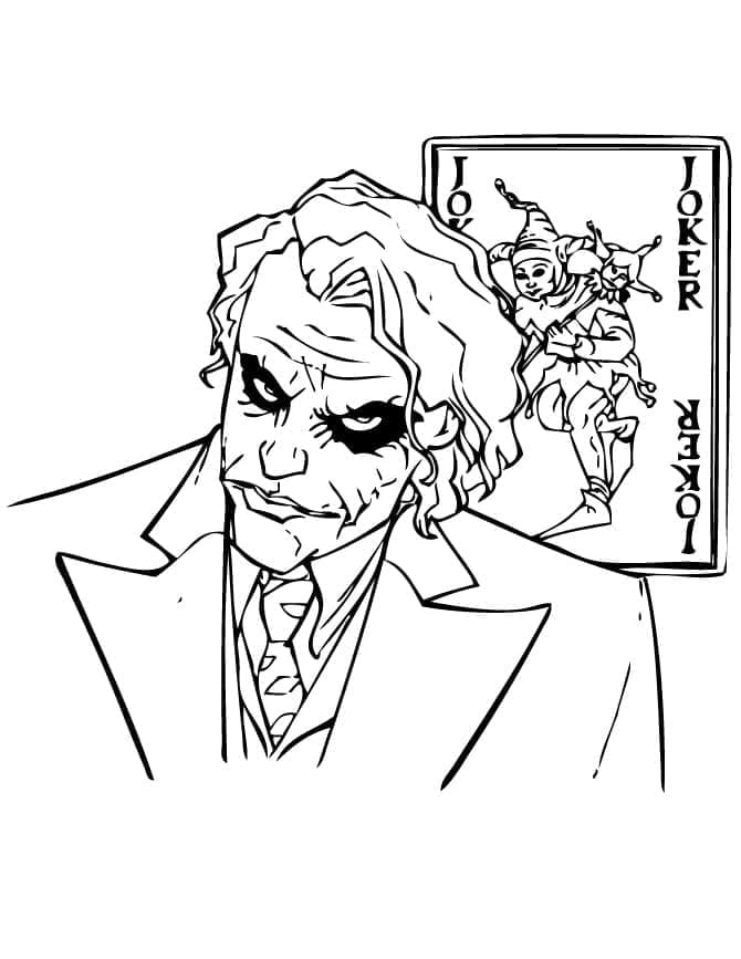 Joker 6 coloring page
