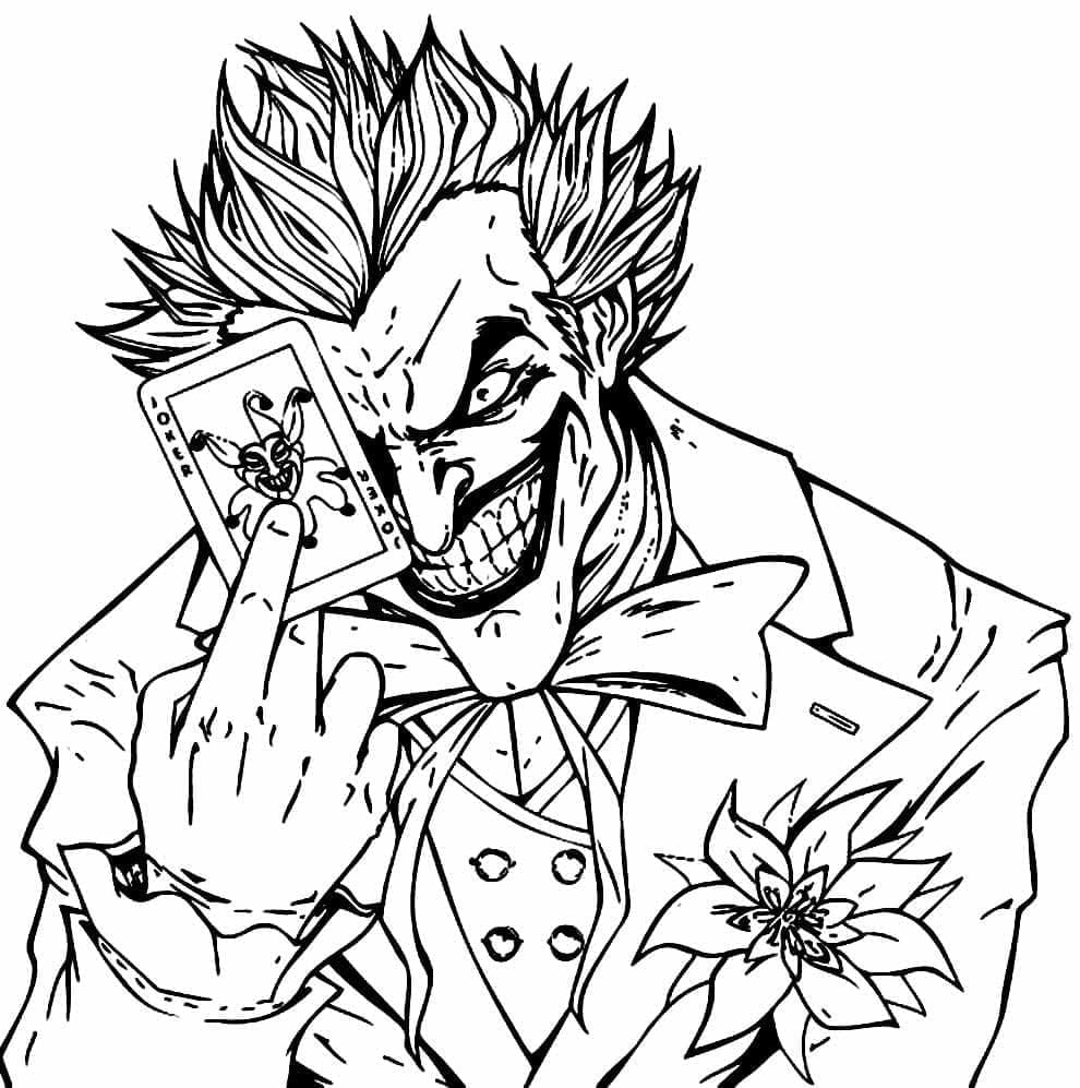 Coloriage Joker