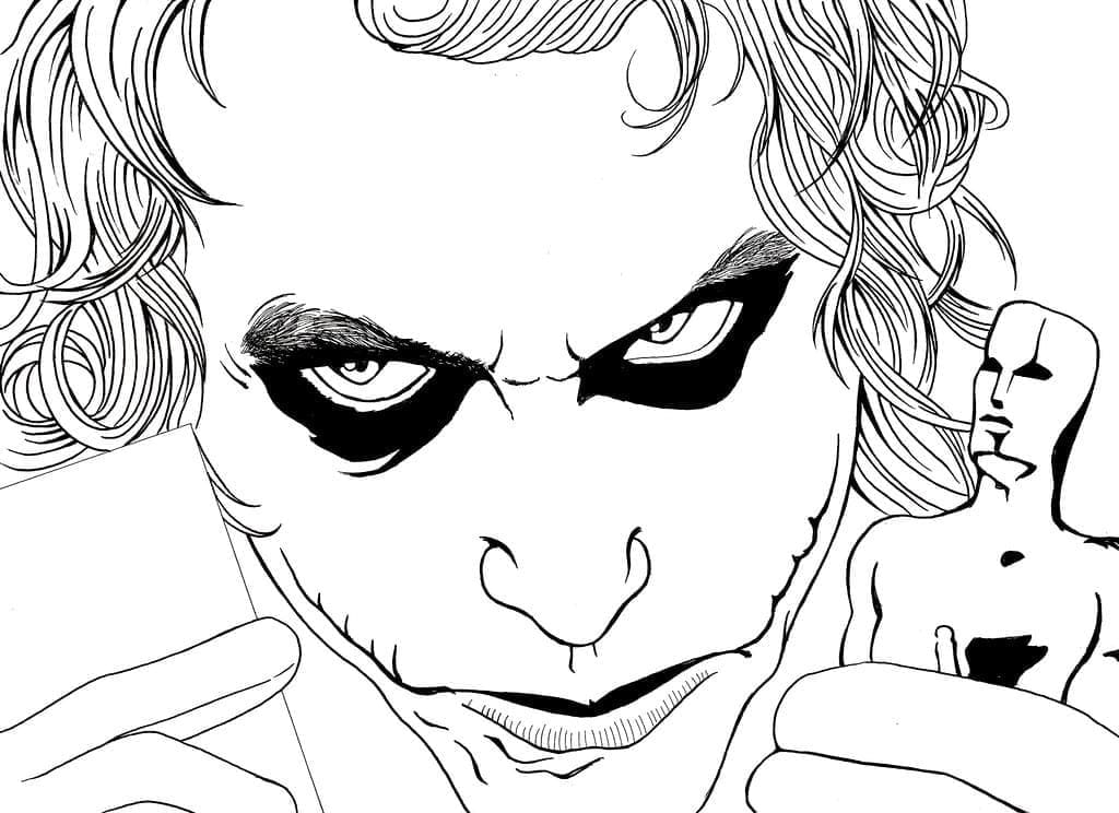 Joker de Dessin Animé coloring page
