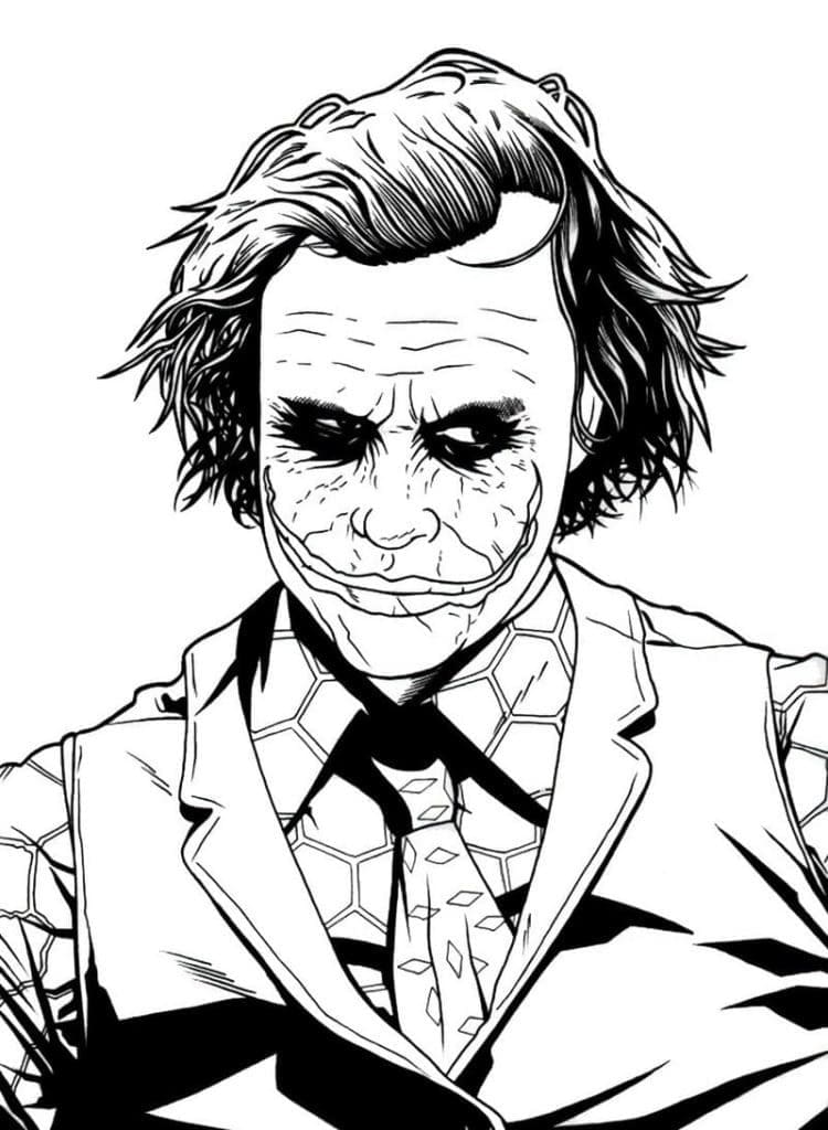 Joker Gratuit coloring page
