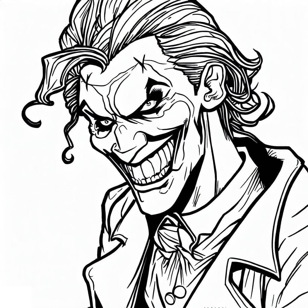 Coloriage Joker Imprimable T l charger Et Imprimer Gratuit Sur 