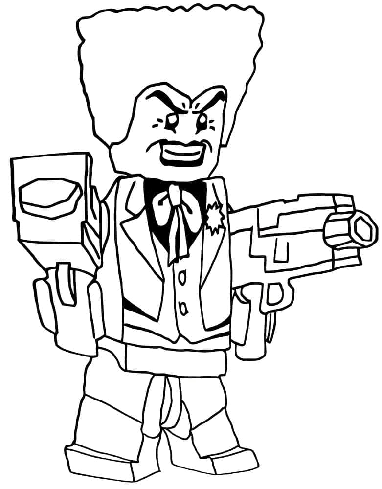 Joker Lego coloring page
