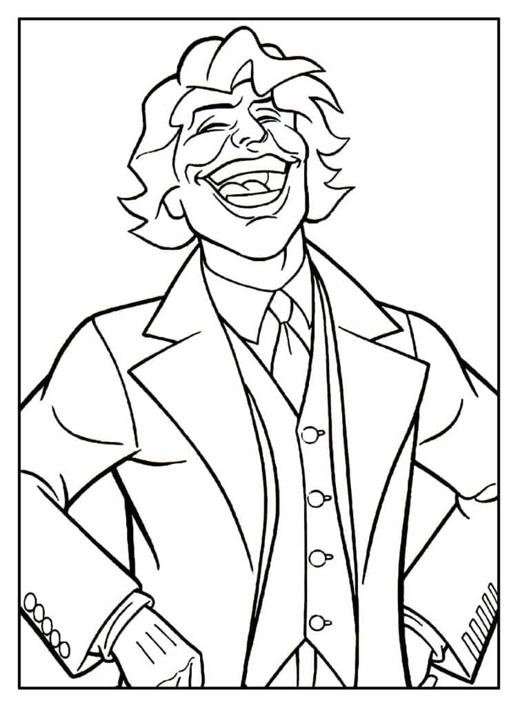 Joker Pour Enfants coloring page