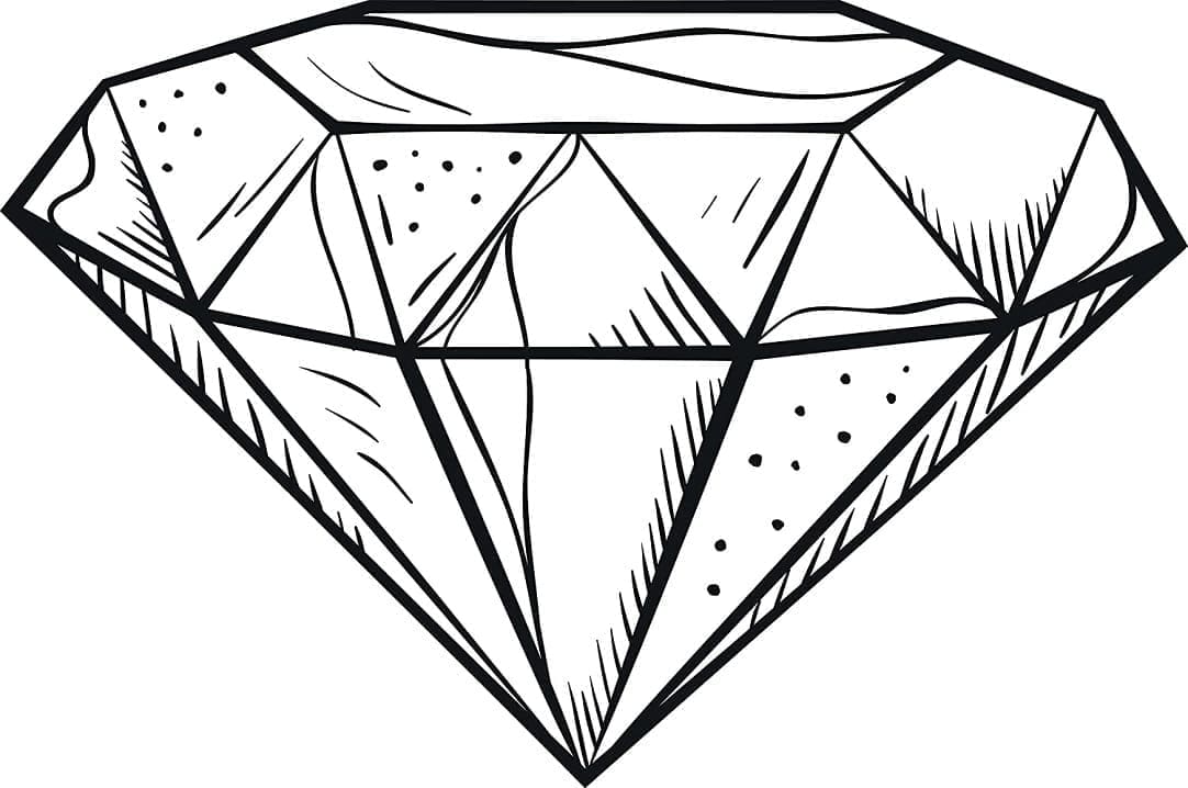 Joli Diamant coloring page