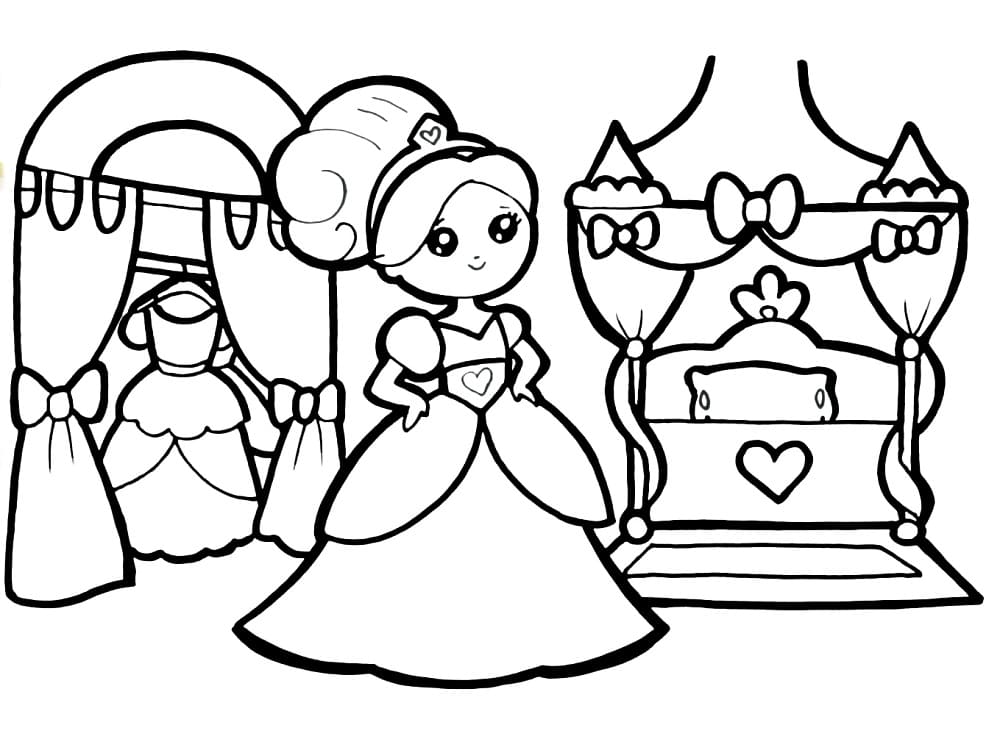 Jolie Chambre coloring page
