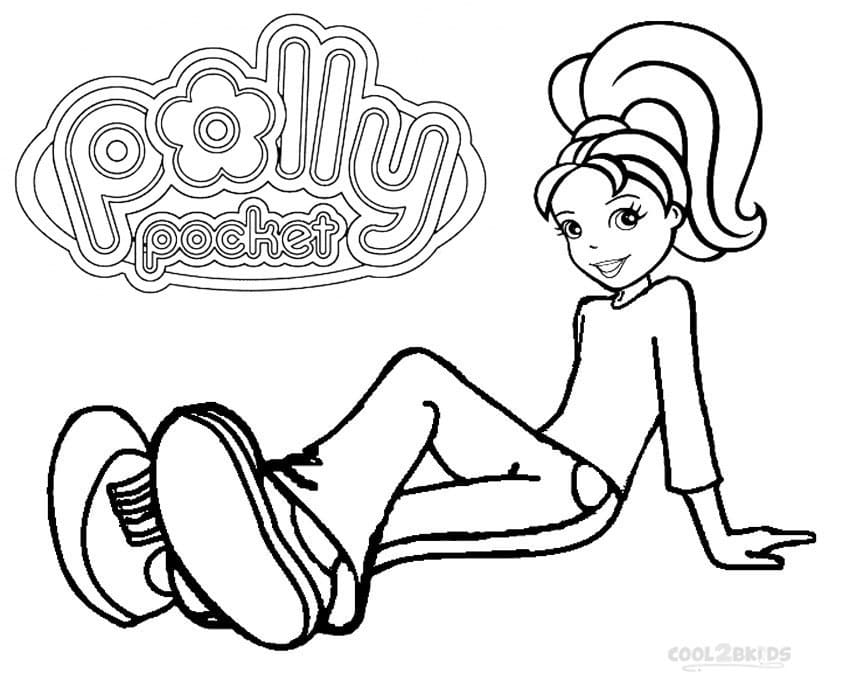 Coloriage Jolie Polly Pocket