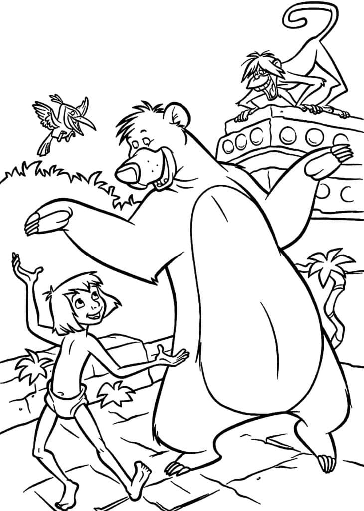 Le Livre de la Jungle Pour les Enfants coloring page