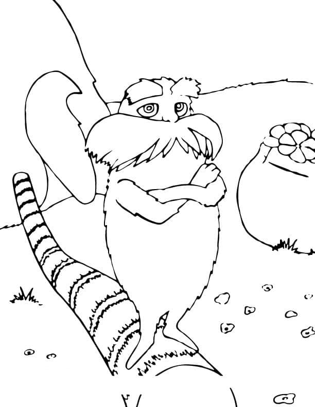 Lorax 3 coloring page