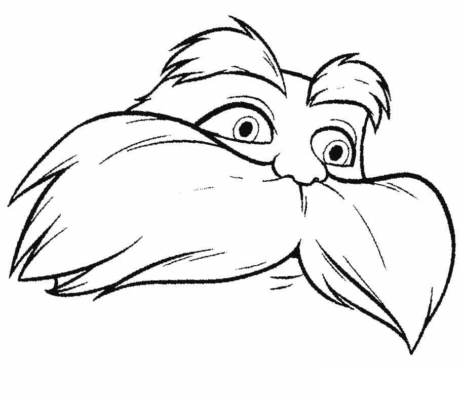 Lorax coloring page