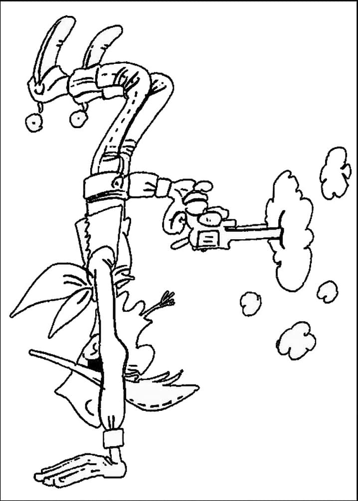 Coloriage Lucky Luke Imprimable