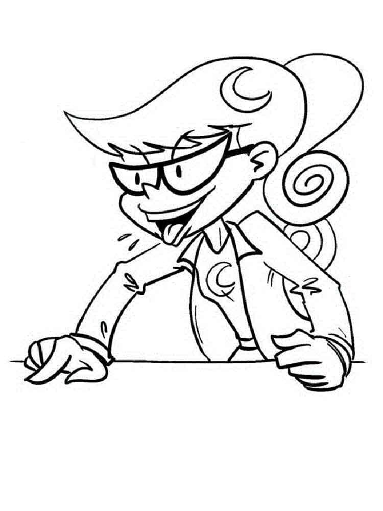 Mary de Johnny Test coloring page