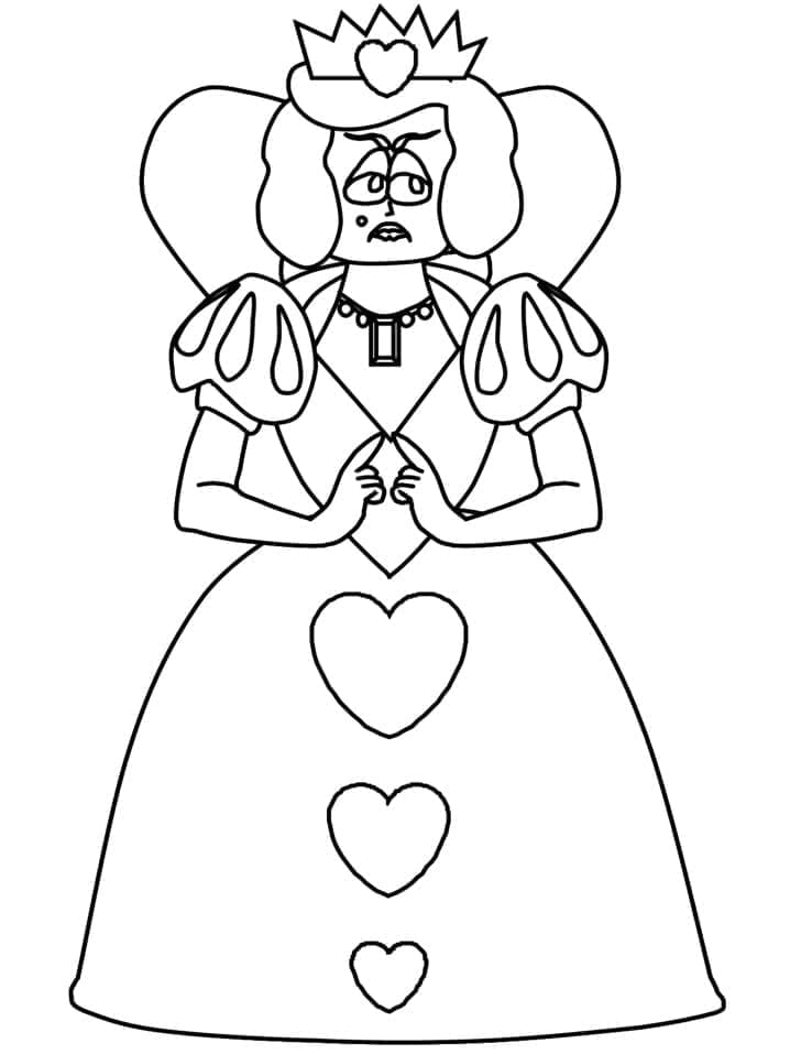 Mauvaise Reine coloring page