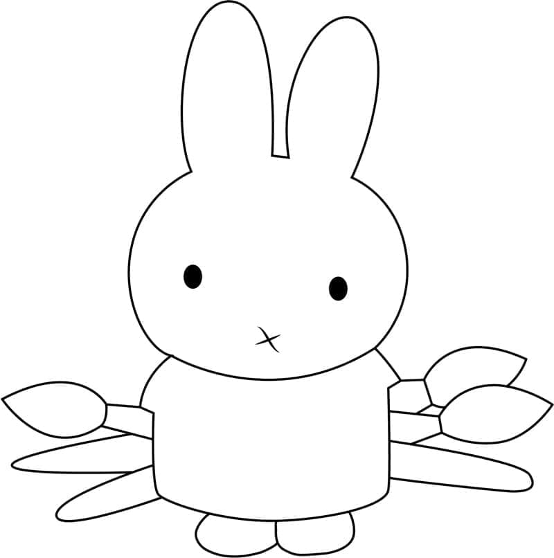 Coloriage Miffy Imprimable