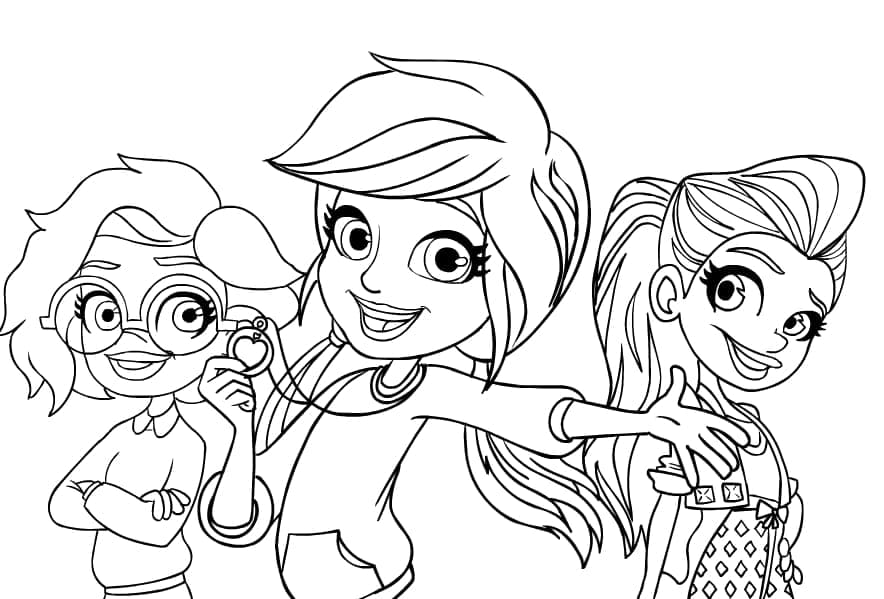 Personnages de Polly Pocket coloring page