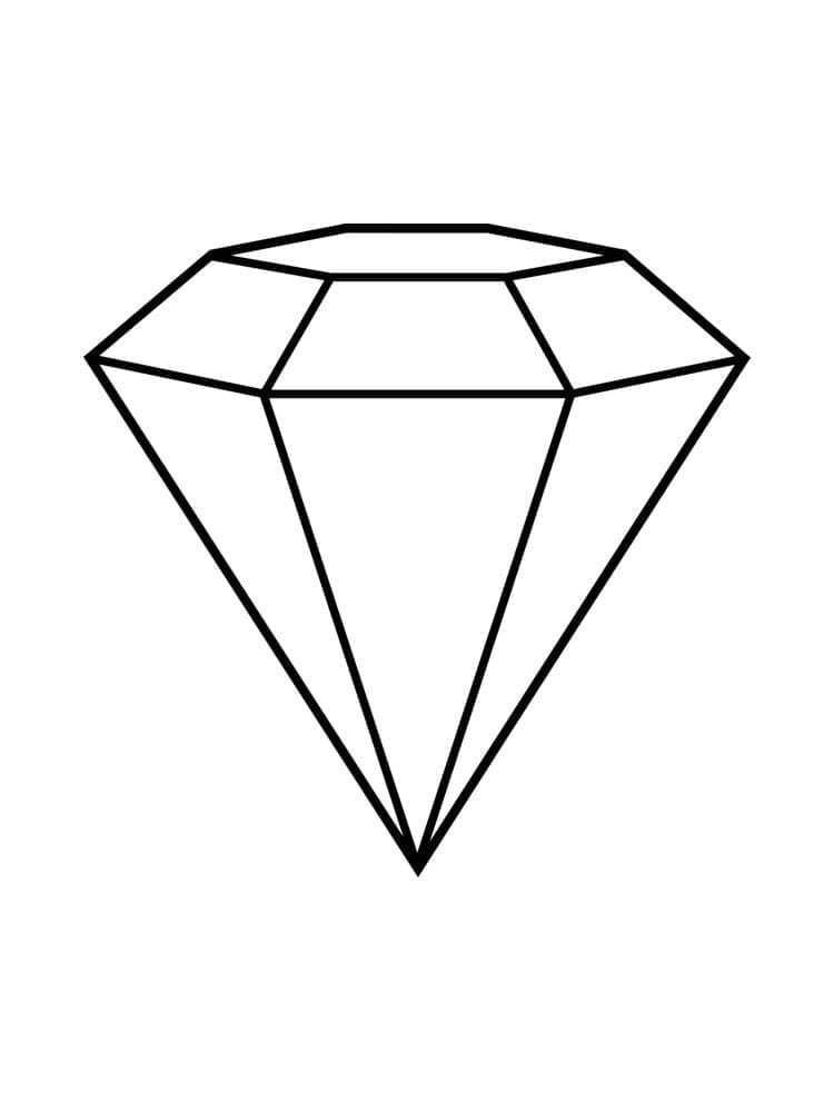 Petit Diamant coloring page
