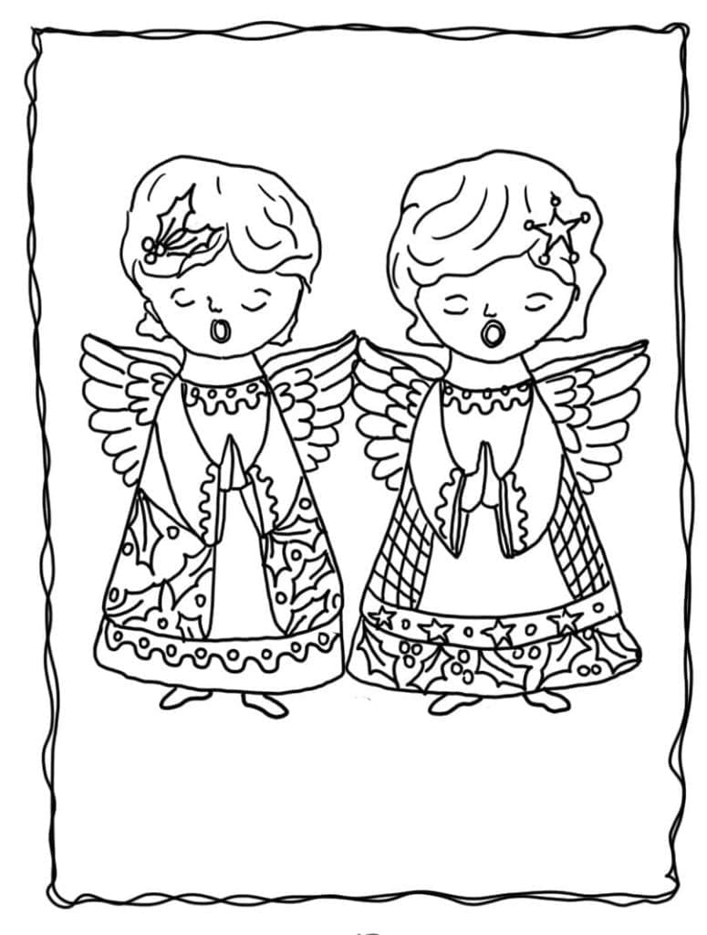 Coloriage Petits Anges