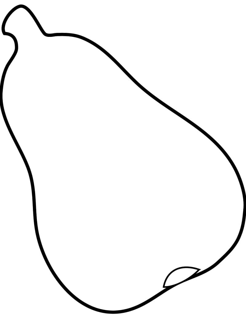 Poire Imprimable coloring page