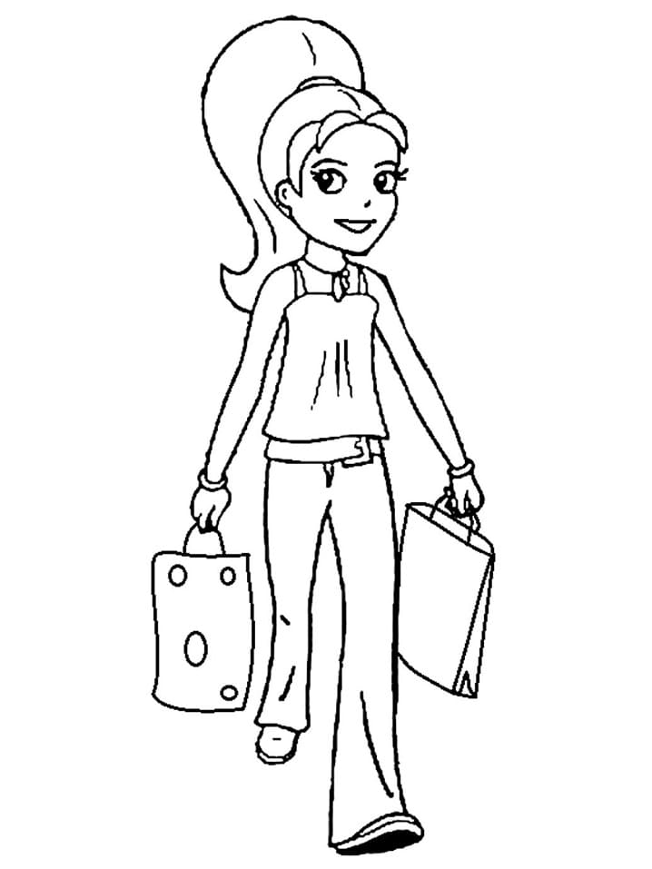 Polly Pocket 5 coloring page
